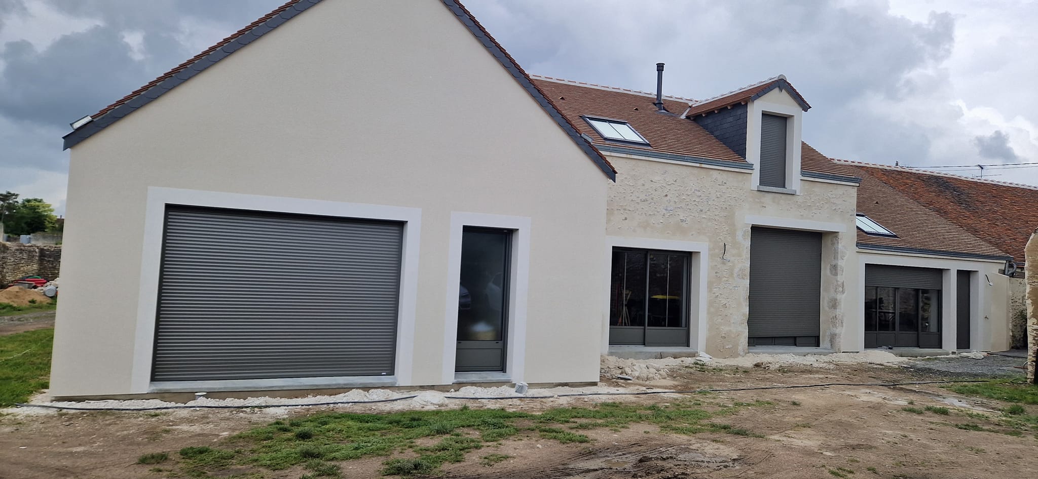 Rénovation complète d'une maison en pierre et création d'une extension