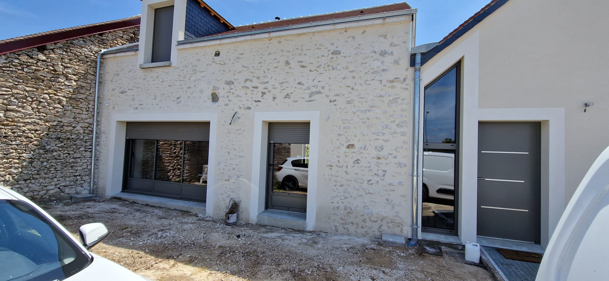 Rénovation complète d'une maison en pierre et création d'une extension