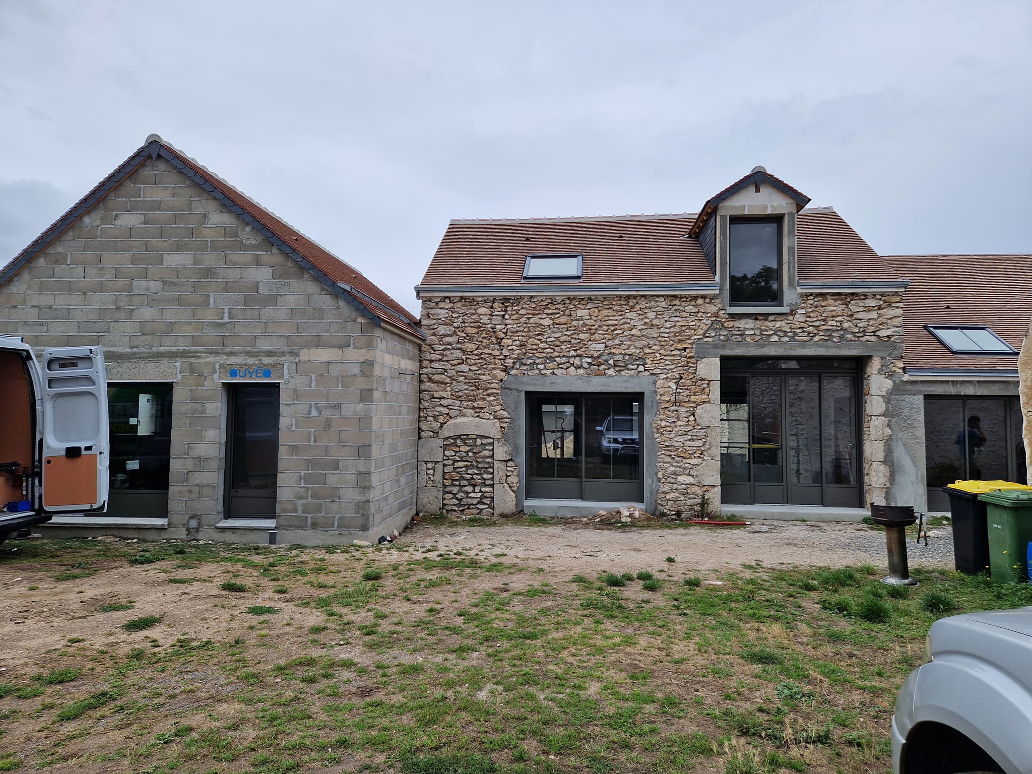 Rénovation complète d'une maison en pierre et création d'une extension